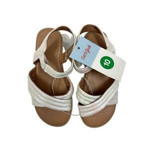 CAT & JACK TODDLERS GIRLS SANDALS WHITE "CHLOE "